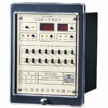 Bộ phát hiện và Rơ-le rò điện (Cho 6, 8, 10, 12, 16 mạch) GD6-L0 Kyongbo – Giải pháp giám sát rò rỉ điện đa mạch hiệu quả