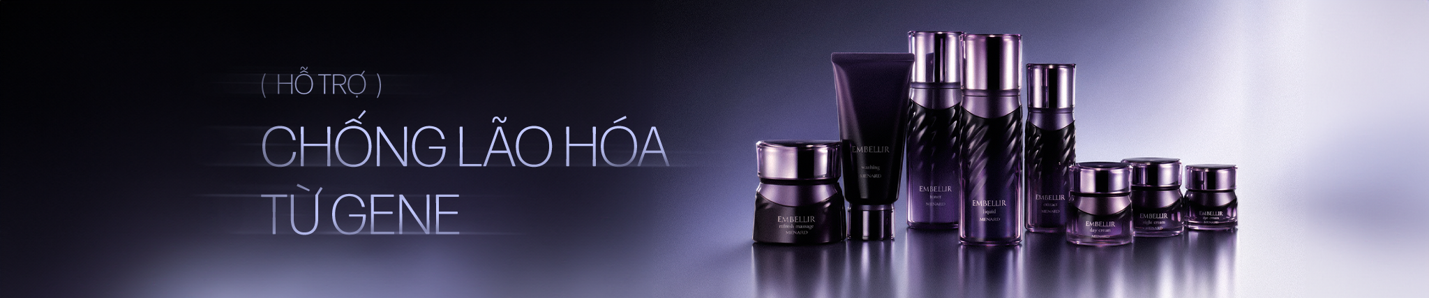 Embellir hỗ trợ chống lão hoá từ Gene