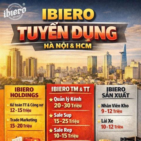 IBIERO GROUP TUYỂN DỤNG - HÀ NỘI & HCM