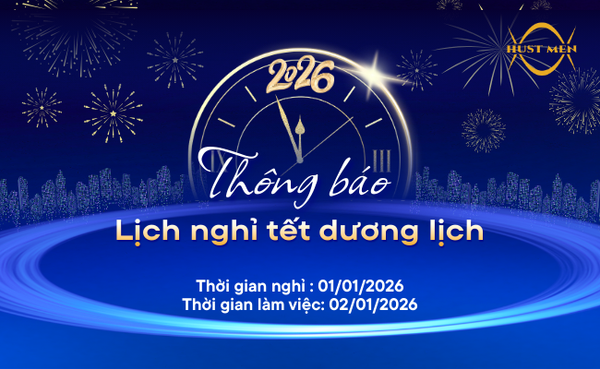Thông báo nghỉ tết dương lịch 2026