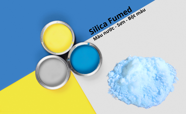 Silica bốc khói (fumed Silica) sử dụng trong màu nước