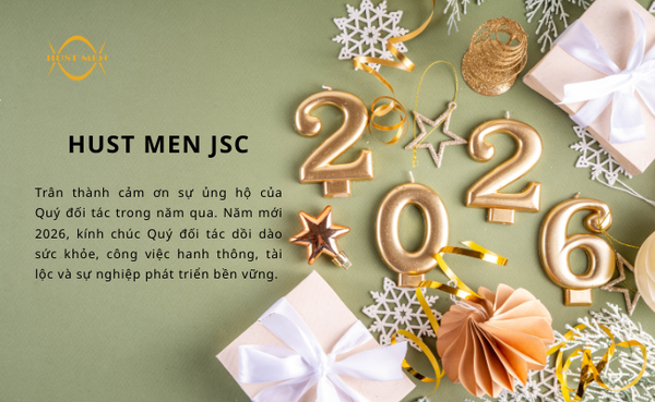 Hust Men JSC chúc mừng năm mới 2026