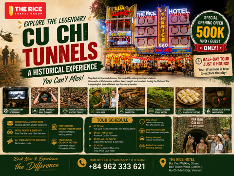 Tour Địa Đạo Củ Chi Nửa Ngày: Khám Phá 