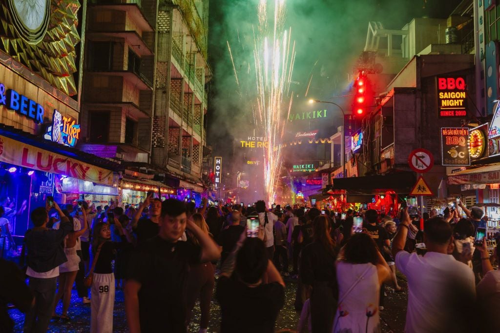 Welcoming New Year 2026 at Bui Vien Walking Street: Lively, Youthful and Full of Emotions