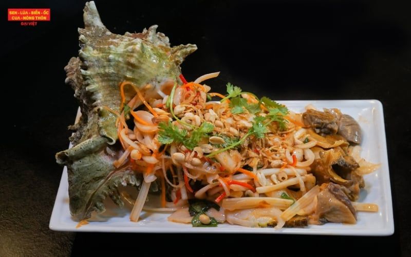Trọn vị ốc gai đại trong menu Ốc Đại Việt – Món ngon làm say lòng thực khách