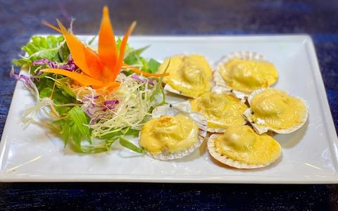 Menu sò điệp hokkaido hấp dẫn tại nhà hàng Ốc Đại Việt