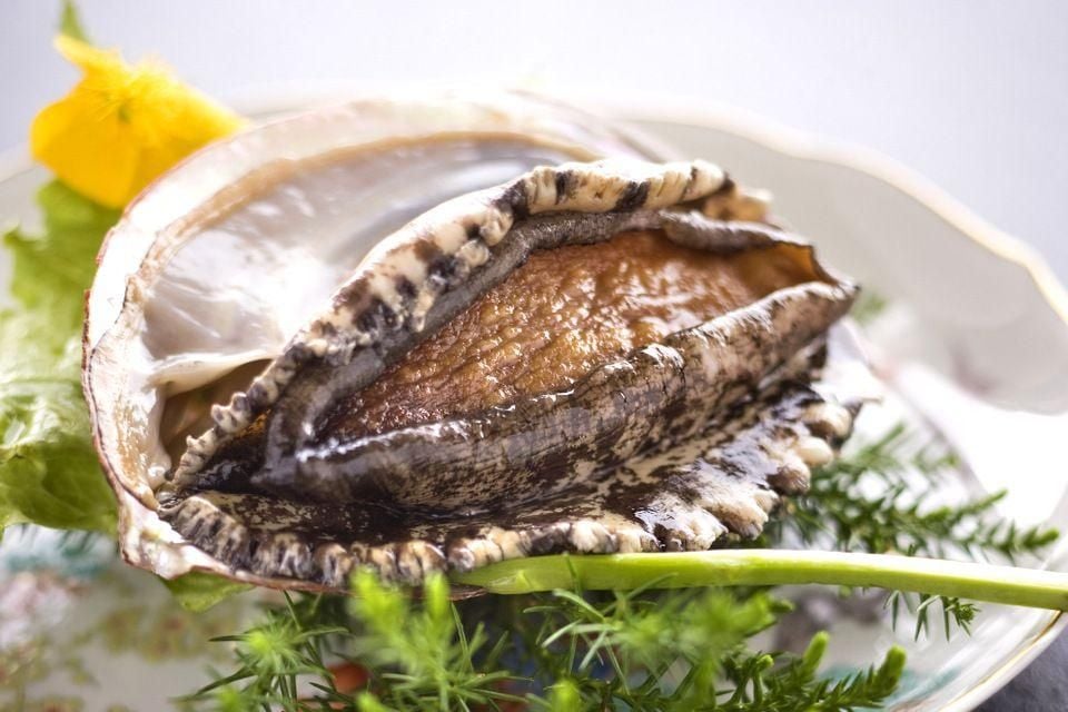 Abalone with Salted Egg Sauce at Nong Thon Dai Viet Restaurant – A Delicacy That Captivates Every Gourmet Palate