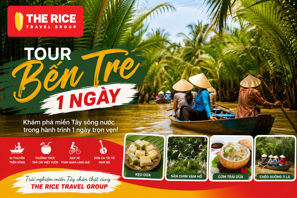 Tour Bến Tre 1 Ngày: Khám Phá Sân Chim Vàm Hồ – 