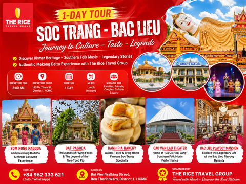 Experience a 1-Day Soc Trang - Bac Lieu Tour with The Rice Travel Group