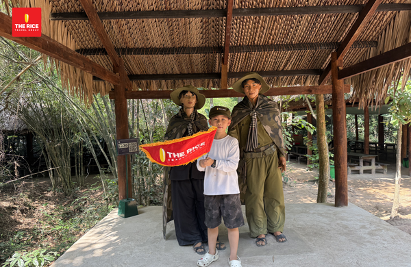 Trẻ em vẫn có thể trải nghiệm Tour Củ Chi thoải mái