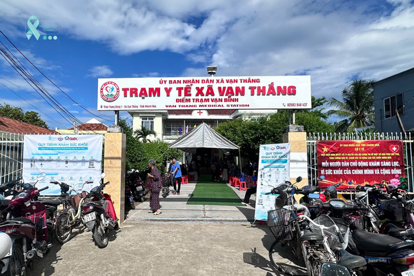 HCC ĐỒNG HÀNH CÙNG XÃ VẠN THẮNG TRIỂN KHAI CHƯƠNG TRÌNH KHÁM SỨC KHỎE MIỄN PHÍ CHO NGƯỜI DÂn