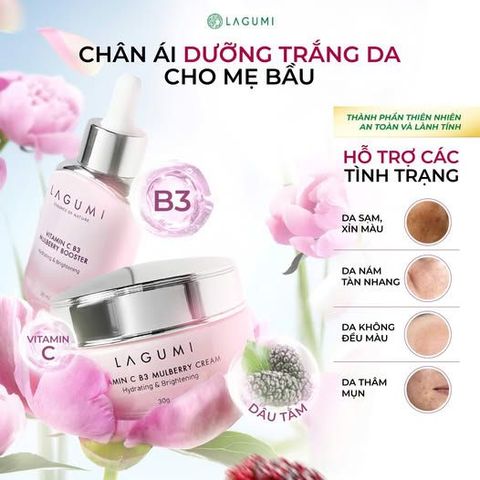 CHÂN ÁI DƯỠNG TRẮNG DA CHO MẸ BẦU