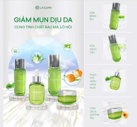 GIẢM MỤN DỊU DA -  CÙNG RAU MÁ NGUYÊN BẢN