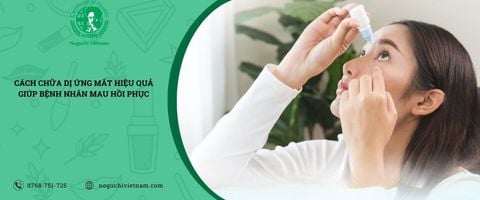 Cách chữa dị ứng mắt hiệu quả giúp bệnh nhân mau hồi phục