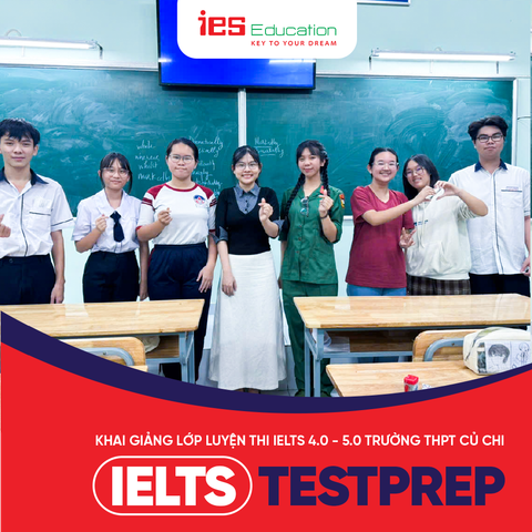 LỚP LUYỆN THI IELTS 4.5 – 5.0 ĐÃ CHÍNH THỨC TRIỂN KHAI