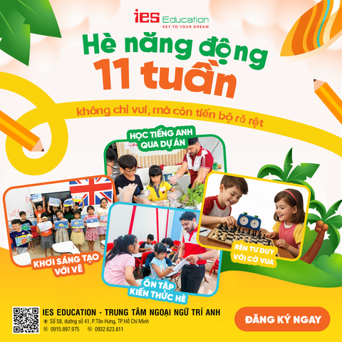 ️Hè Năng Động 11 Tuần – Không chỉ vui, mà còn tiến bộ rõ rệt