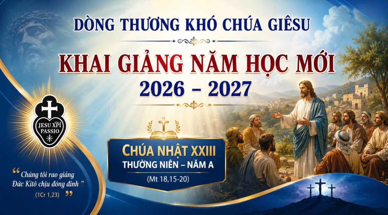 THÁNH LỄ KHAI GIẢNG NĂM HỌC MỚI NIÊN KHÓA 2026–2027