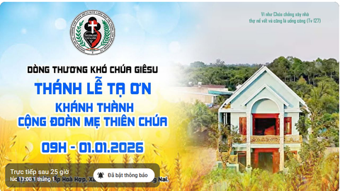 THÁNH LỄ TẠ ƠN - LÀM PHÉP CỘNG ĐOÀN MẸ THIÊN CHÚA