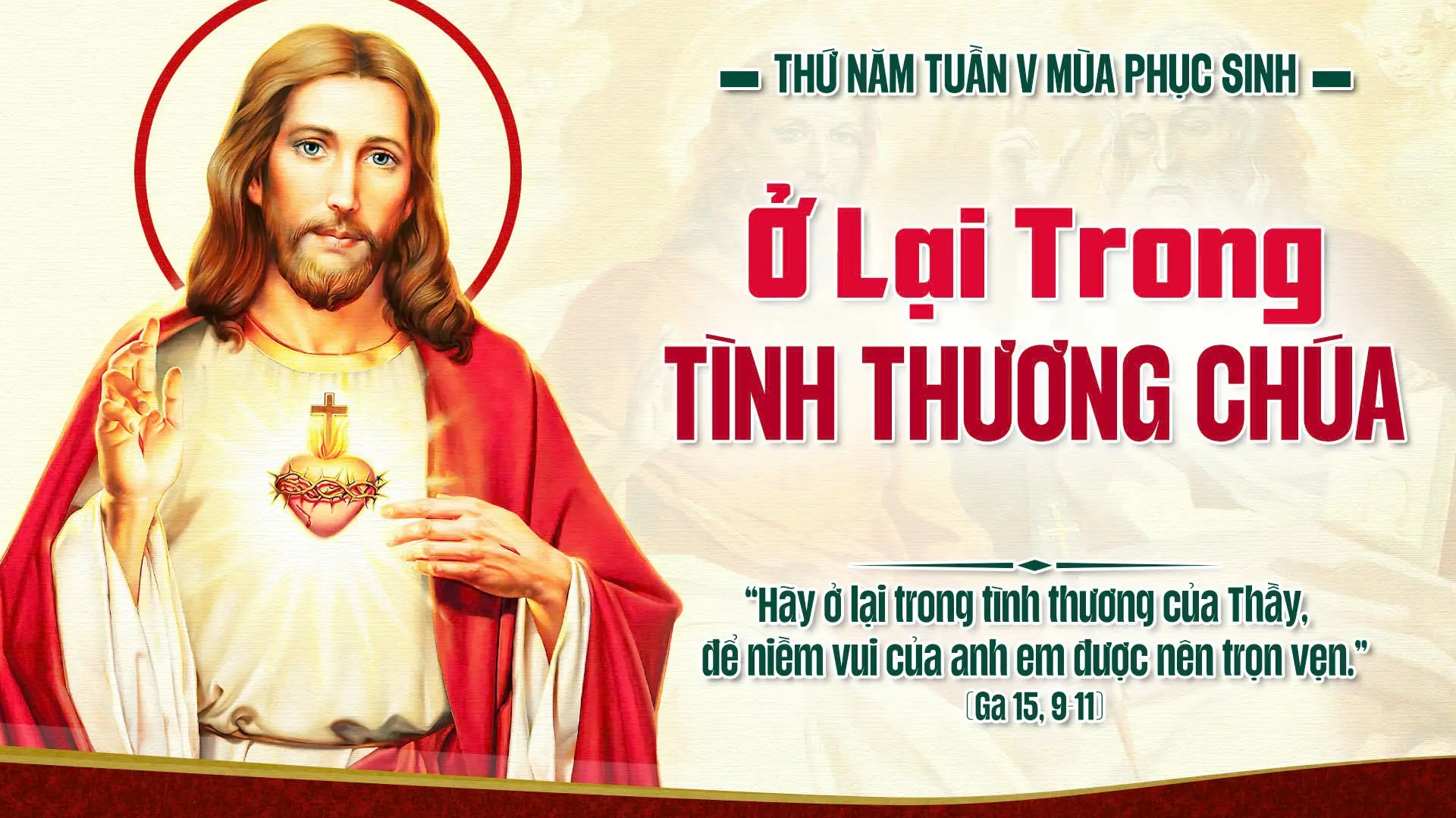 Suy Niệm Lời Chúa Thứ Năm Tuần V Mùa Phục Sinh