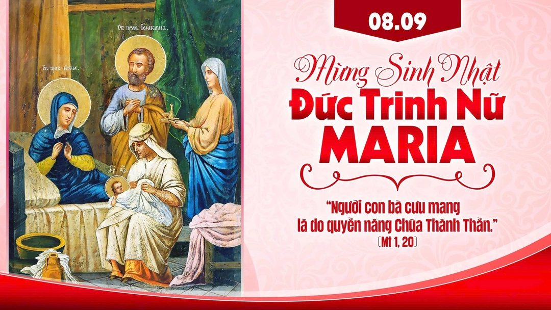 Suy Niệm Lời Chúa Thứ Ba Sau Chúa Nhật Tuần XXIII Mùa Thường niên - SINH NHẬT ĐỨC TRINH NỮ MARIA.