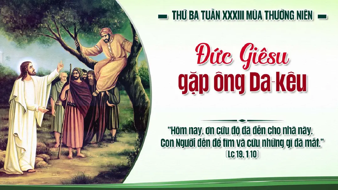 Suy Niệm Lời Chúa Thứ Ba Tuần XXXIII Thường Niên Năm C