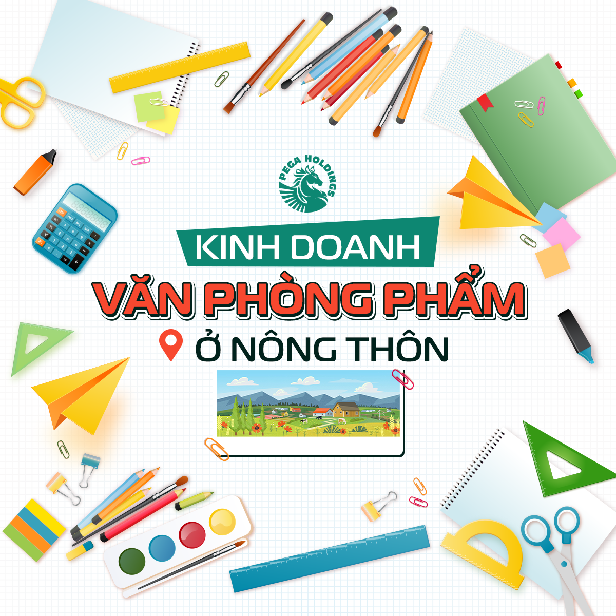 Kinh Doanh Văn Phòng Phẩm Ở Nông Thôn – Cơ Hội Sinh Lời Bền Vững