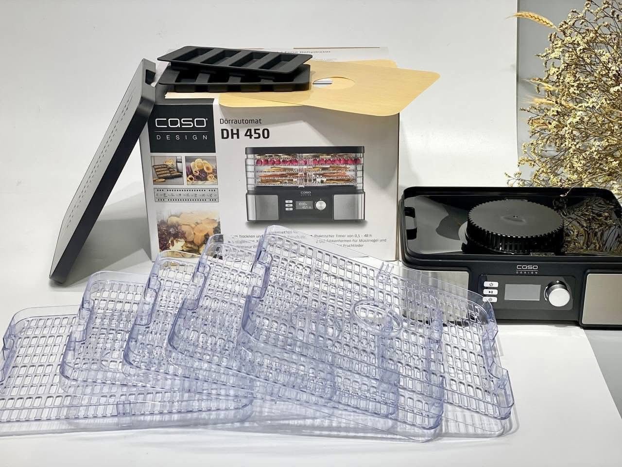 Máy Sấy Thực Phẩm CASO Design DH 450: Giữ Thực Phẩm Tươi Lâu Một Cách Tự Nhiên và Lành Mạnh