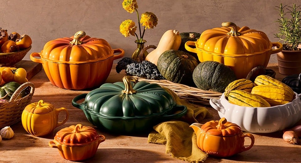 Nồi gang bí ngô Le Creuset: Vẻ đẹp đặc trưng mùa thu