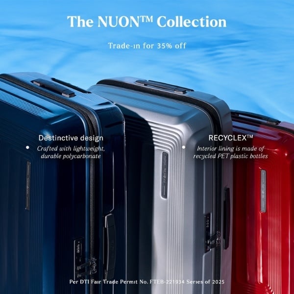 Vali Samsonite Nuon – Thiết kế hiện đại, nhẹ, bền & sang trọng | GiadungG7