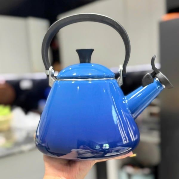 Ấm đun bếp từ Le Creuset Kone 1.6L màu xanh - 401010222000000