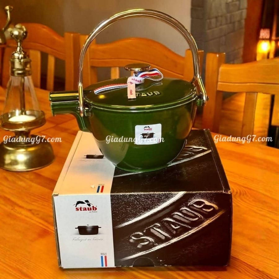 Ấm trà Staub 16.5cm 1.1L  - Màu húng quế