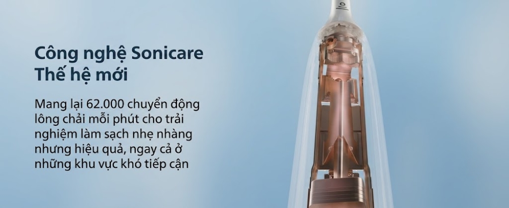 Bàn chải đánh răng điện Philips Sonicare 7300 với 3 đầu bàn chải, màu trắng | Loại bỏ mảng bám nhiều hơn 2000%