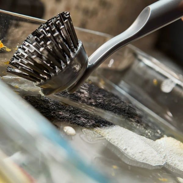 Bàn chải rửa chén&nbsp;Joseph Joseph 012859 SinkTech kèm giá đỡ bằng thép