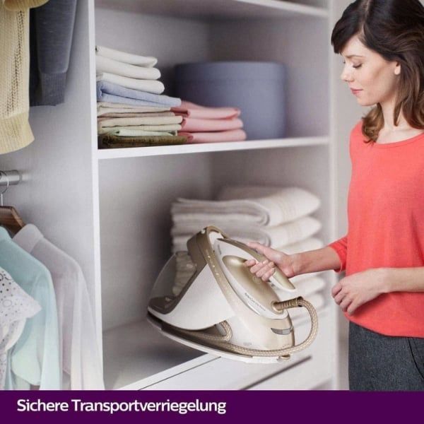 Bàn là hơi nước Philips GC9642/60 PerfectCare Elite Hệ thống làm sạch cặn tiện lợi, hiệu quả cao