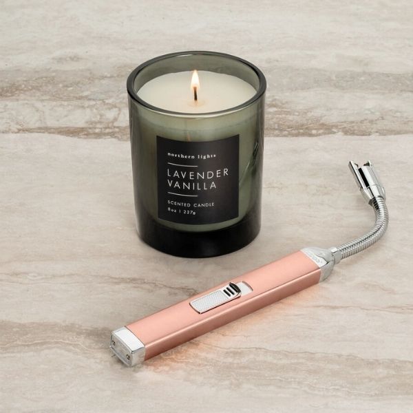 Bật lửa nến sạc điện Zippo Được làm bằng kim loại bền chắc với lớp mạ crôm sáng bóng