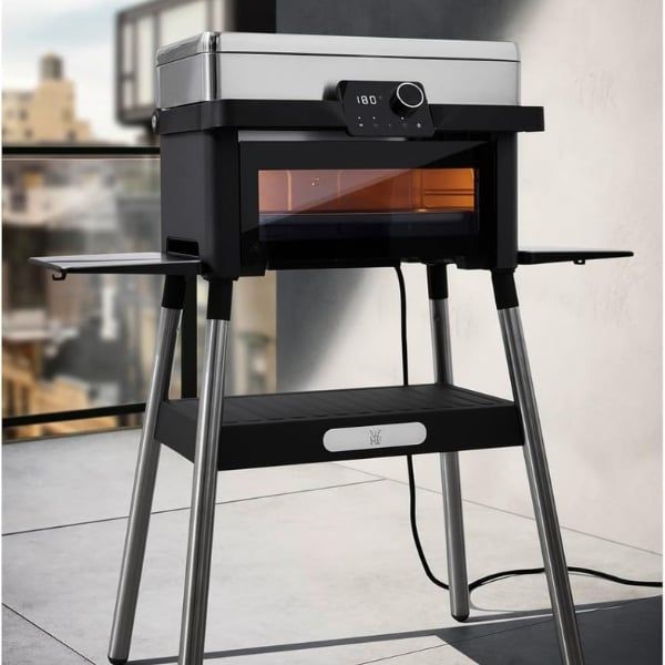 Bếp nướng điện ngoài trời WMF Profi&nbsp;Plus 2in1 0415440011 -&nbsp;chiếc bếp nướng ngoài trời 2 trong 1 độc đáo tích hợp lò nướng