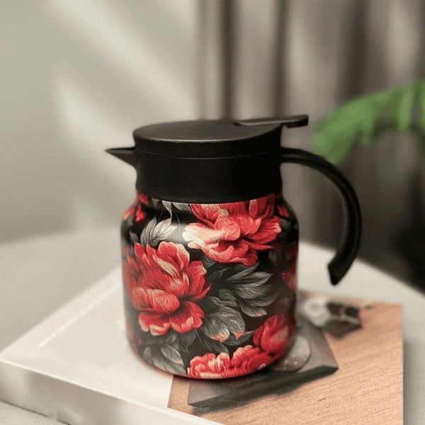 Bình giữ nhiệt kèm lõi lọc trà inox 800ml Trang trí tinh tế – Đem đến không gian ấm cúng