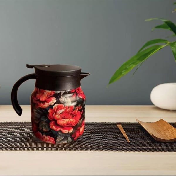 Bình giữ nhiệt kèm lõi lọc trà inox 800ml Lớp cách nhiệt đa lớp – Giữ trà nóng lâu dài