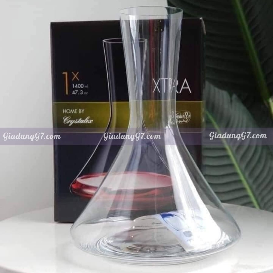 Bình thở Decanter Xtra 1400ml&nbsp;là một dòng bình lắc rượu vang cao cấp với thiết kế sang trọng, quý phái