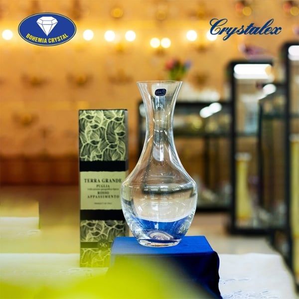 Bình thở rượu vang pha lê Bohemia 1500ml 31B24 – Sang trọng và tinh tế cho không gian thưởng thức rượu