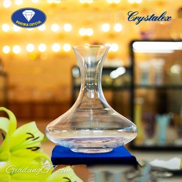 Bình thở rượu vang pha lê Bohemia 1200ml 31B01 – Sang trọng và tinh tế cho không gian thưởng thức rượu