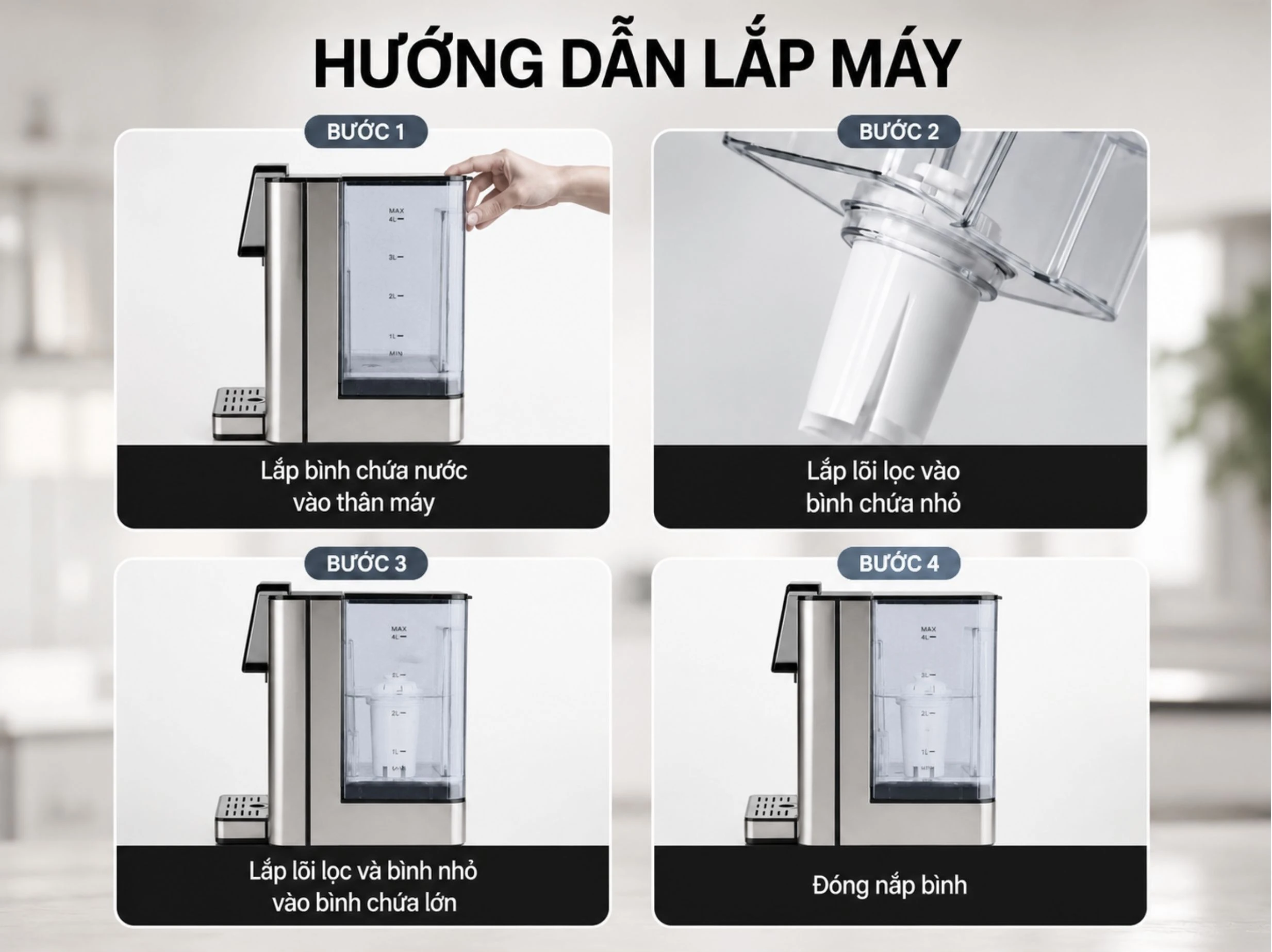 Bình thủy điện Steiger STG400-H