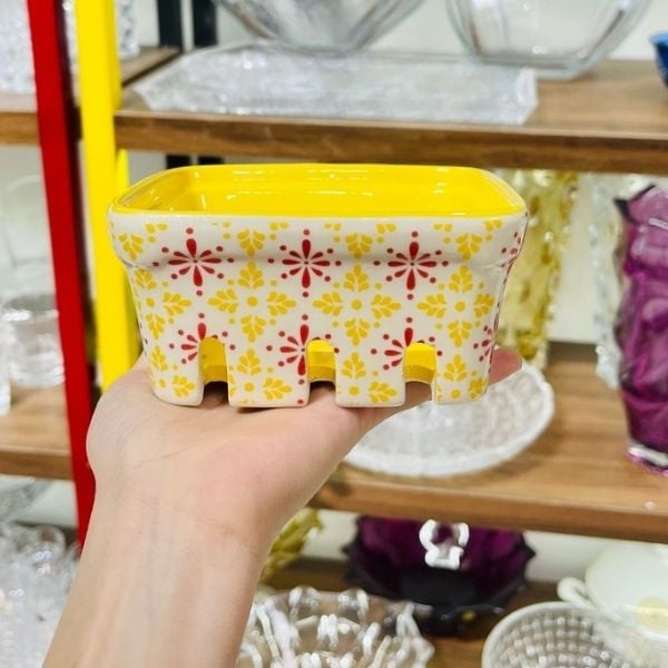 Bộ 3 rổ sứ The Pioneer Woman Fancy Flourish Tính Tiện Ích và Tinh Tế Trong Thiết Kế