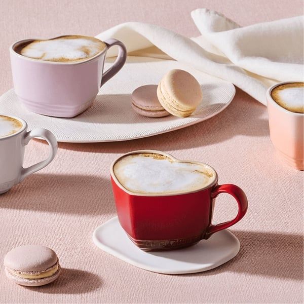 Bộ 4 cốc Le Creuset 220ml hình trái tim Luôn đạt tiêu chuẩn cao