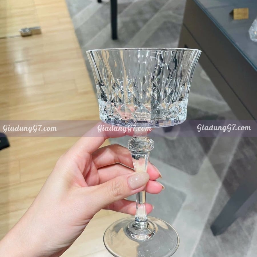 Bộ 4 ly Champagne Cocktail Lady Diamond Được chế tác từ chất liệu Kwarx