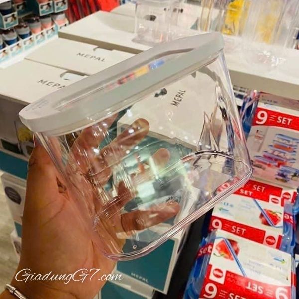 Bộ 5 hộp đựng thực phẩm khô Mepal Modula Bền bỉ, an toàn cho sức khỏe