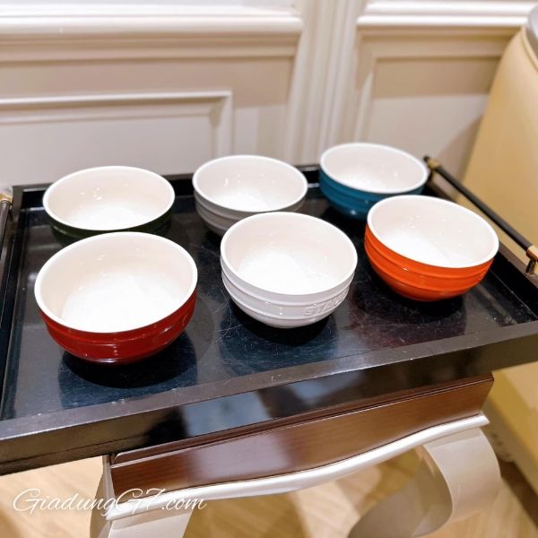 Bộ 6 bát cơm cầu vồng Staub 14cm An toàn khi sử dụng trong &nbsp;lò nướng, lò vi sóng hay máy rửa bát