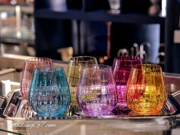 Bộ 6 cốc Bohemia Columba 380ml đựng rượu whisky - Thủy tinh pha lê đại diện cho sự đổi mới trong ngành pha lê