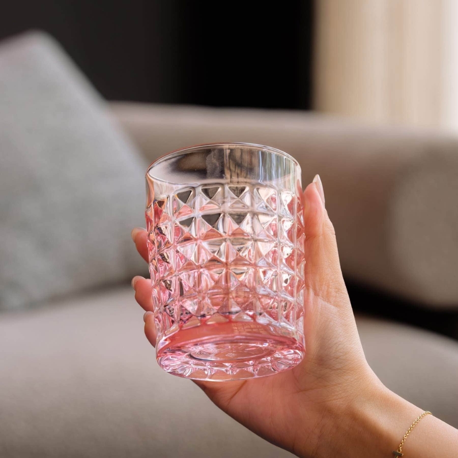 Bộ 6 cốc pha lê màu Bohemia Diamond 230ml Chất liệu pha lê cao cấp