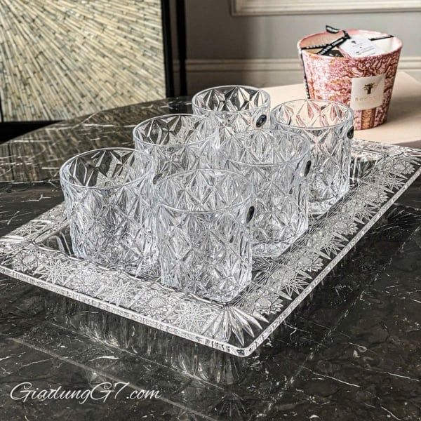 Bộ 6 cốc pha lê Bohemia Memphis DOF 300ml